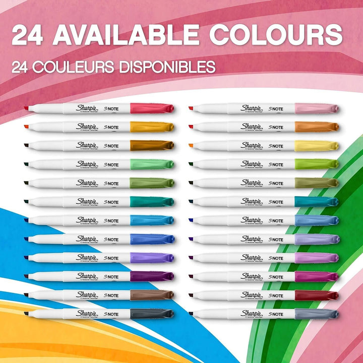 4 Sharpie S-Note Pastel Highlighters