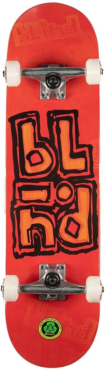 Blind Skateboard OG Stacked Stamp 8"