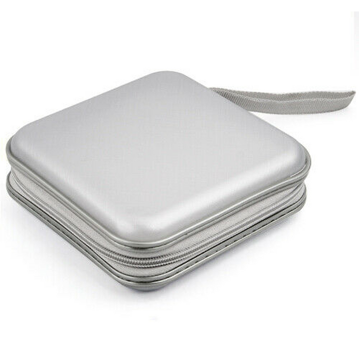 40 Disc Silver CD Storage Case