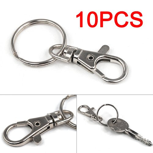 10 Small Metal Lobster Clasps