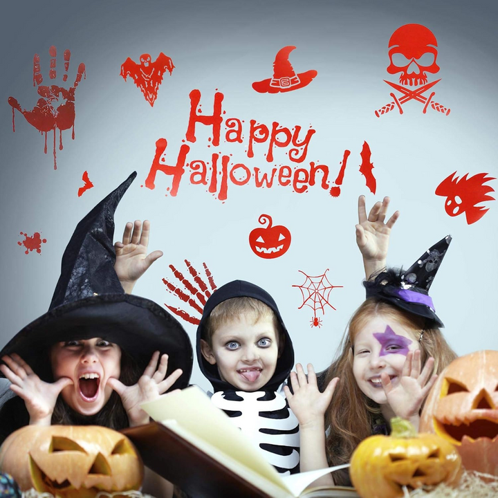 Halloween Window Sticker Sheets