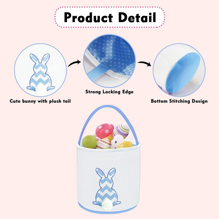 Blue Easter Egg Hunt Bag