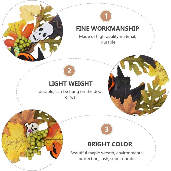 Halloween Door Wreath