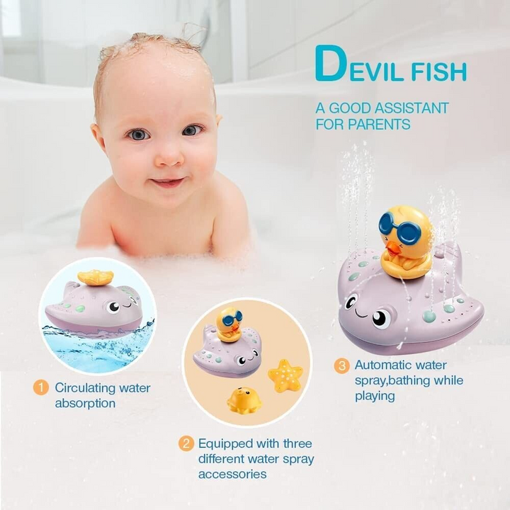 Duck Bath Toy Manta Ray