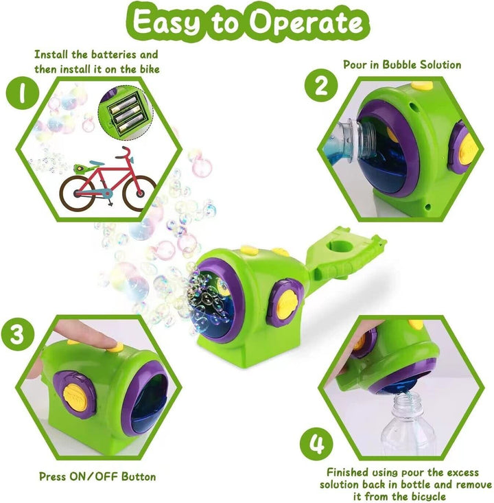 Bicycle Bubble Machine Toy
