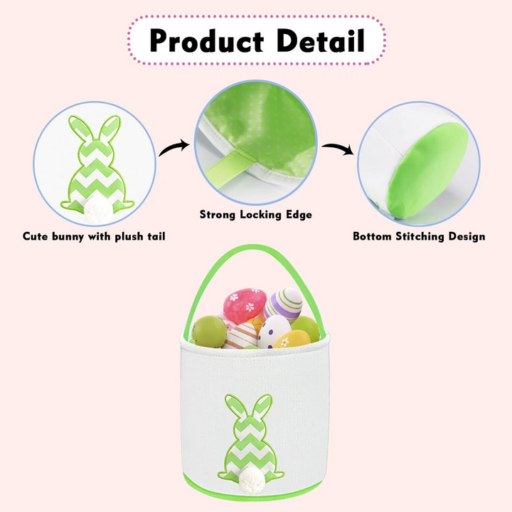 Green Easter Egg Hunt Bag