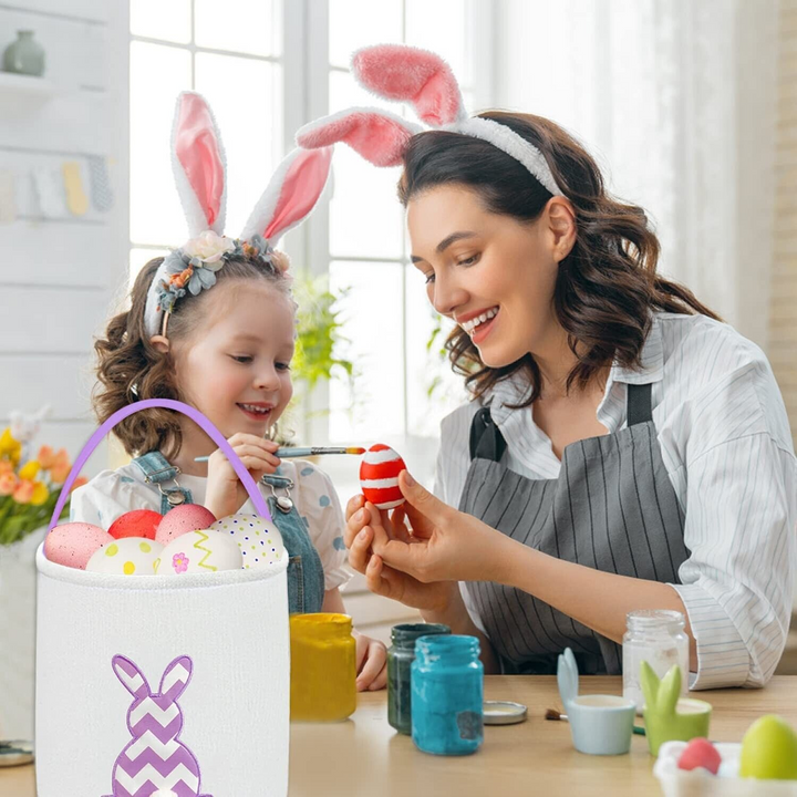 Purple Easter Egg Hunt Bag