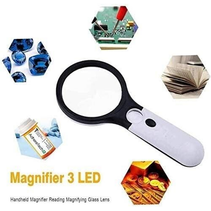 3x/45x Magnifier Glass