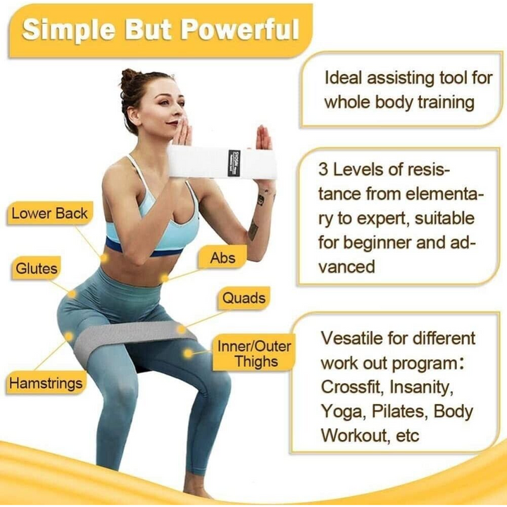 3 Dark Exercise Resistance Bands