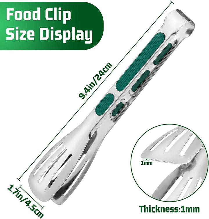 3 Stainless Steel Serving Tong Set