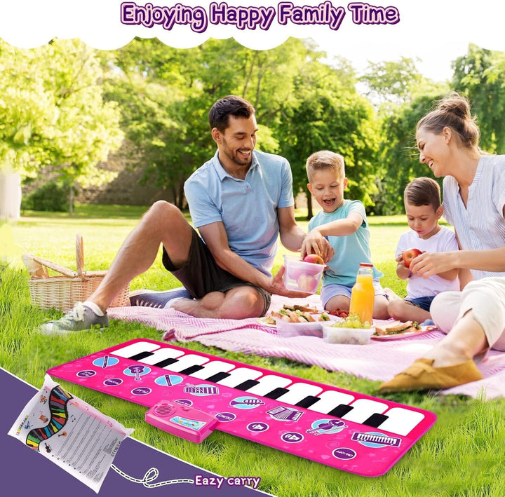 Giant Pink Piano Play Mat