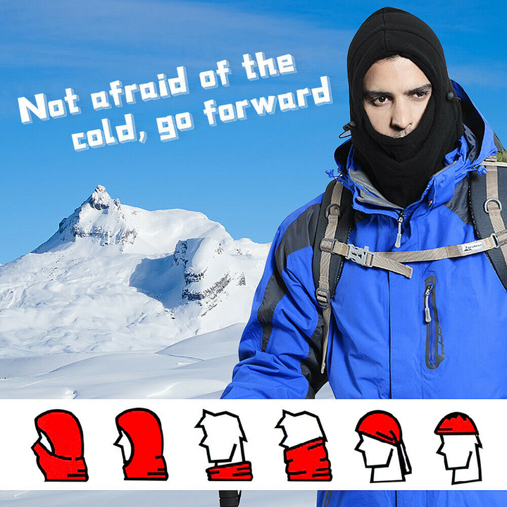 Black Thermal Hooded Balaclava