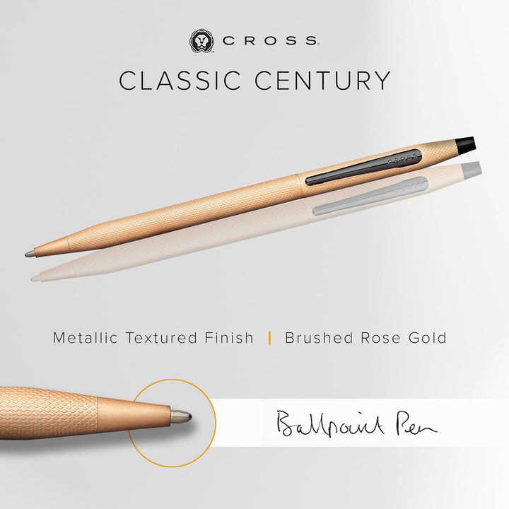 Cross Classic Century Brushed Rose Gold Ballpoint Pen