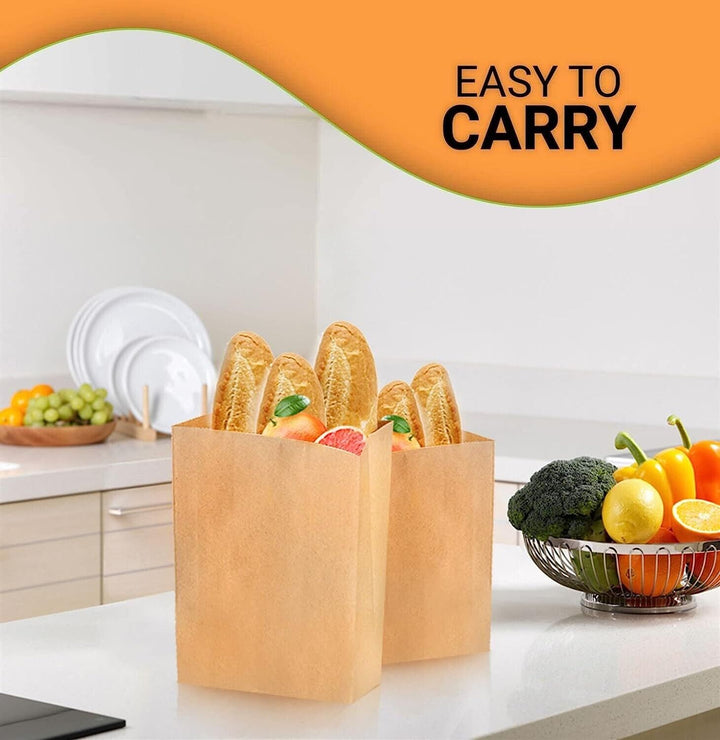 60 Brown Paper 27cms Craft Bags