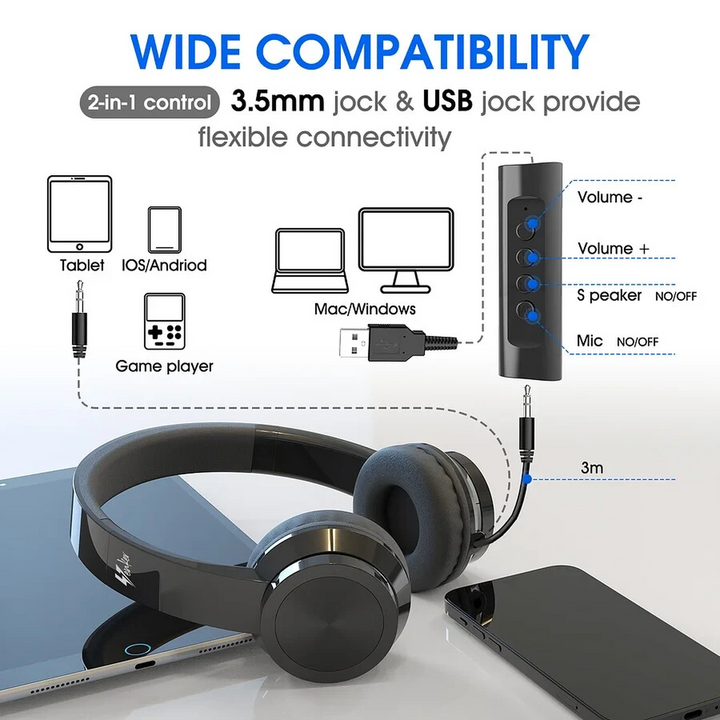 Venker U17 Noise Cancelling Headphones