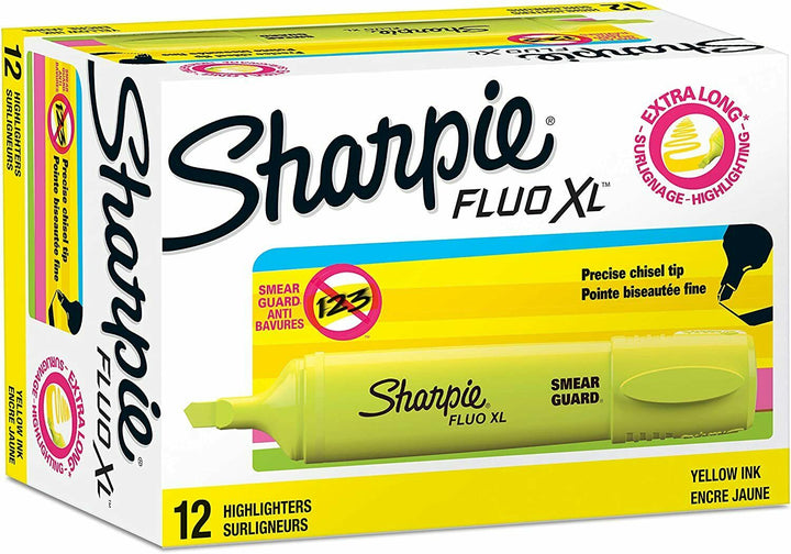 12 Yellow Sharpie Highlighters