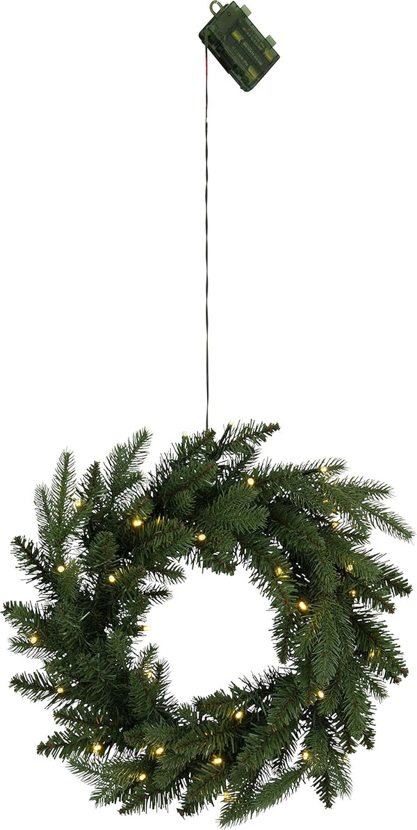Outdoor 45cm LED Christmas Wreath
