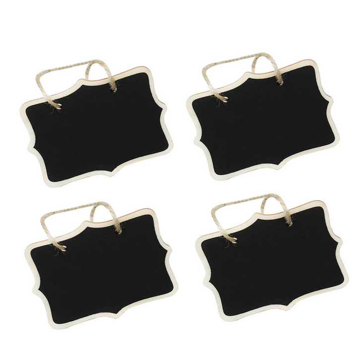 12 Mini Rectangle Chalkboard Signs