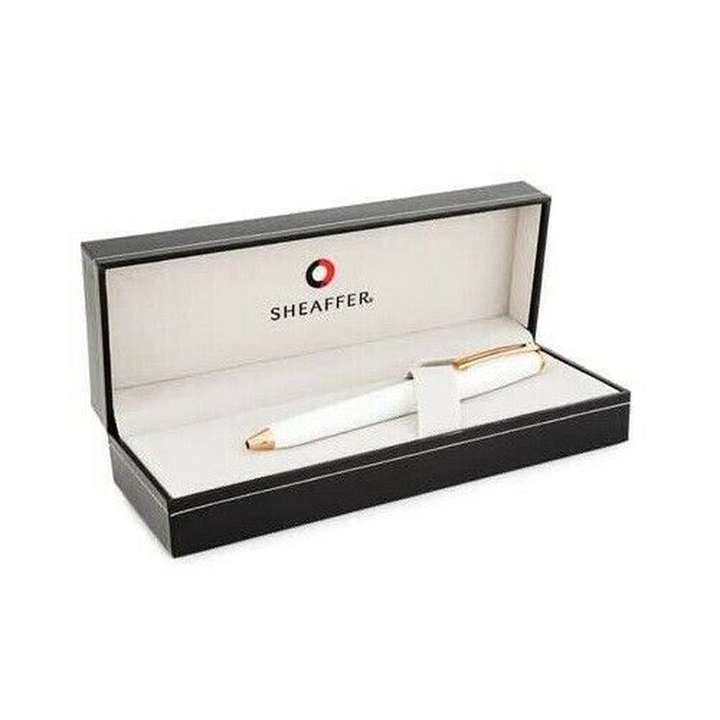 Sheaffer White Rose Gold Ballpoint Pen