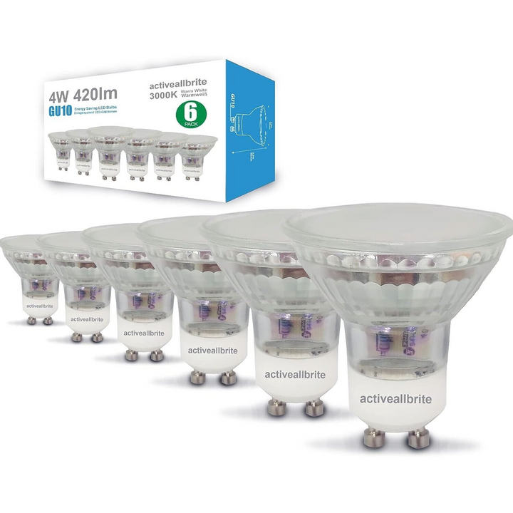 10 Pack GU10 Light Bulbs