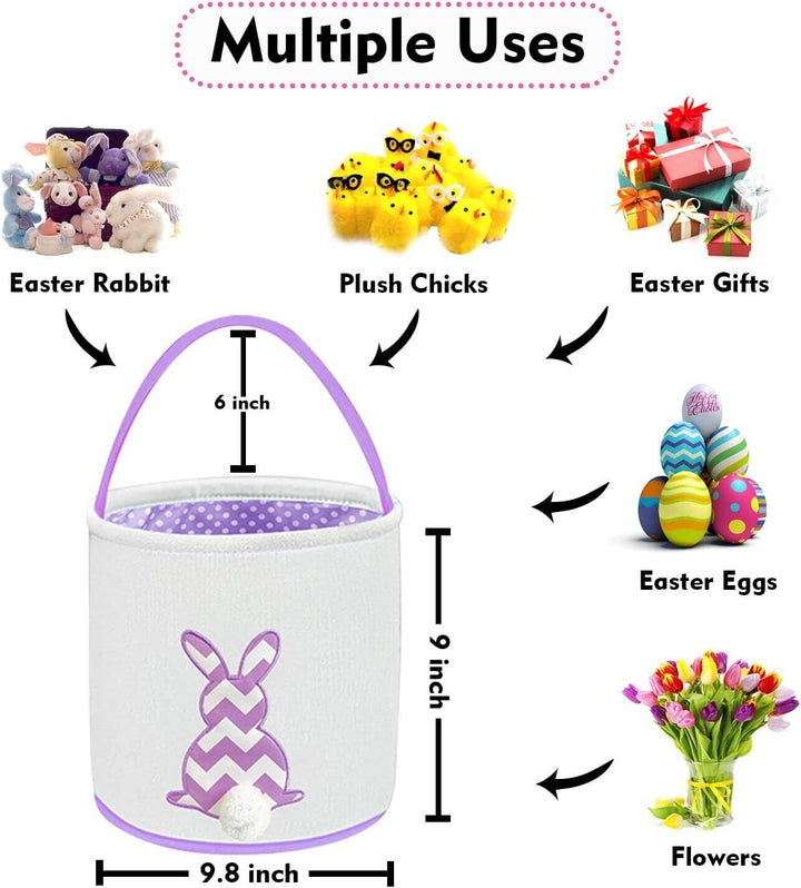 Purple Easter Egg Hunt Bag