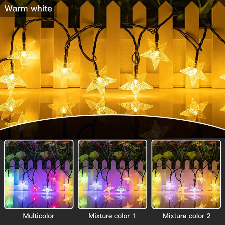 USB String Star LED Xmas Lights