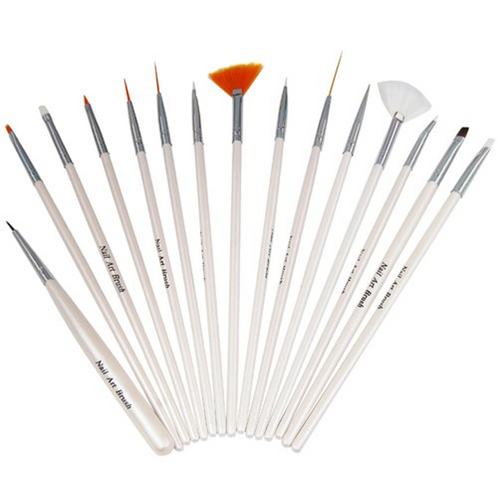 20 Piece Nail Art Tool & Brush Set