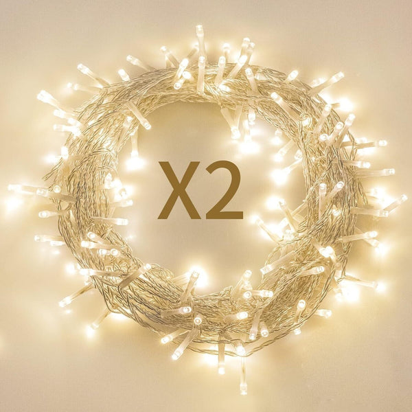 2 Waterproof 50 LED Battery Lights