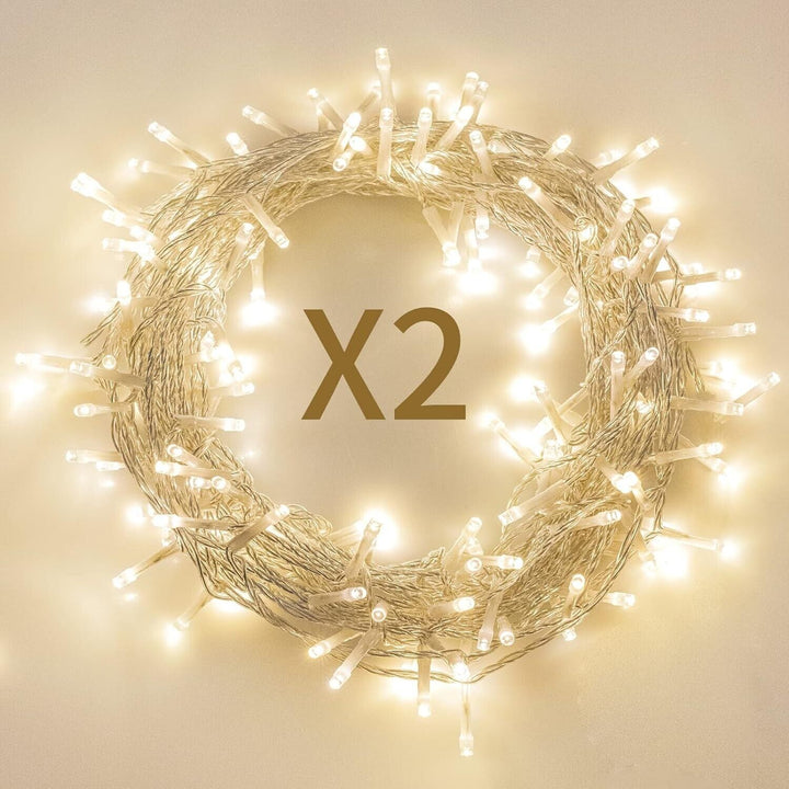 2 Waterproof 50 LED Battery Lights