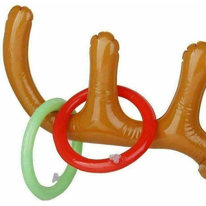 Inflatable Reindeer Ring Toss Game
