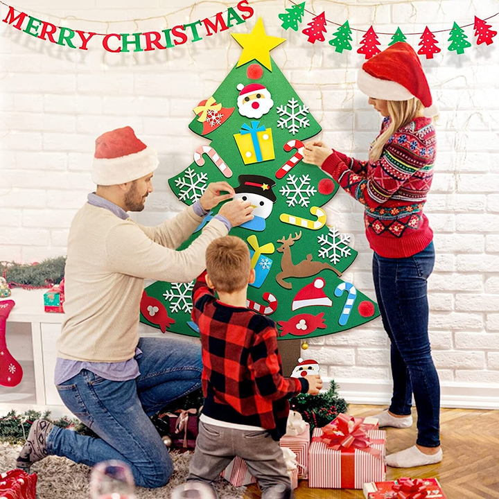 DIY Felt Christmas Tree Decorations