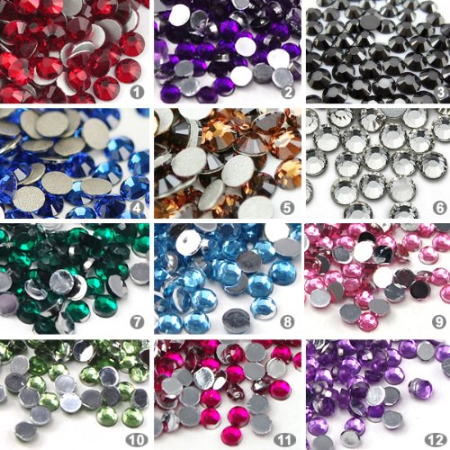 3000 Nail Art Rhinestones Gems