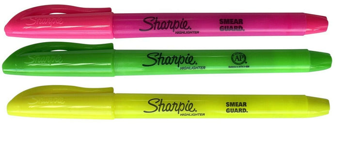 3 Sharpie Accent Pocket Highlighters