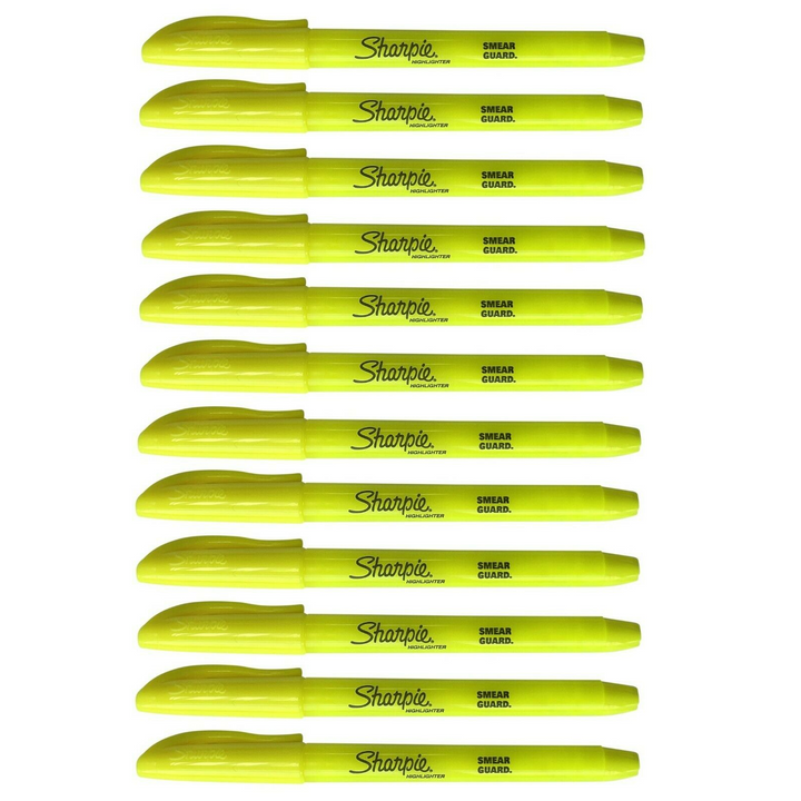 12 Sharpie Accent Pocket Highlighters