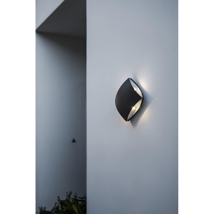 Lutec LED 4000K Wall Light Grey