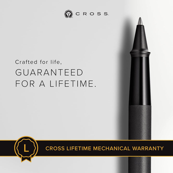 Cross Townsend Knurled Black Rollerball Pen