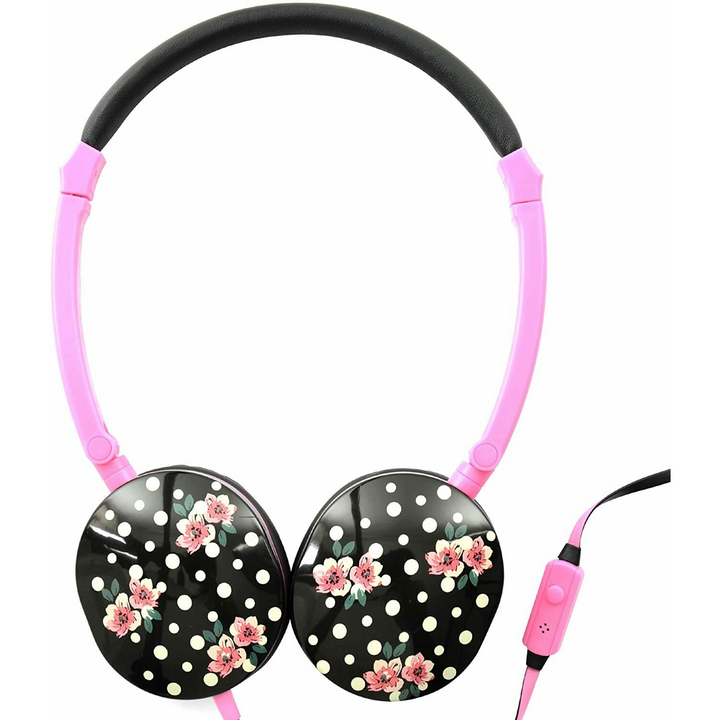 Accessorize Floral Polka Dot Headphones