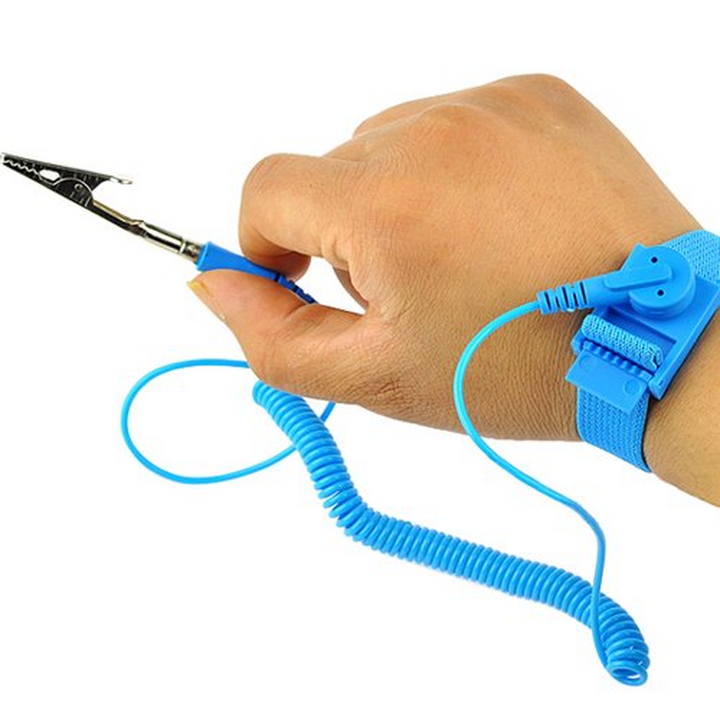 Blue Anti-Static Electricity Grounding Wristband