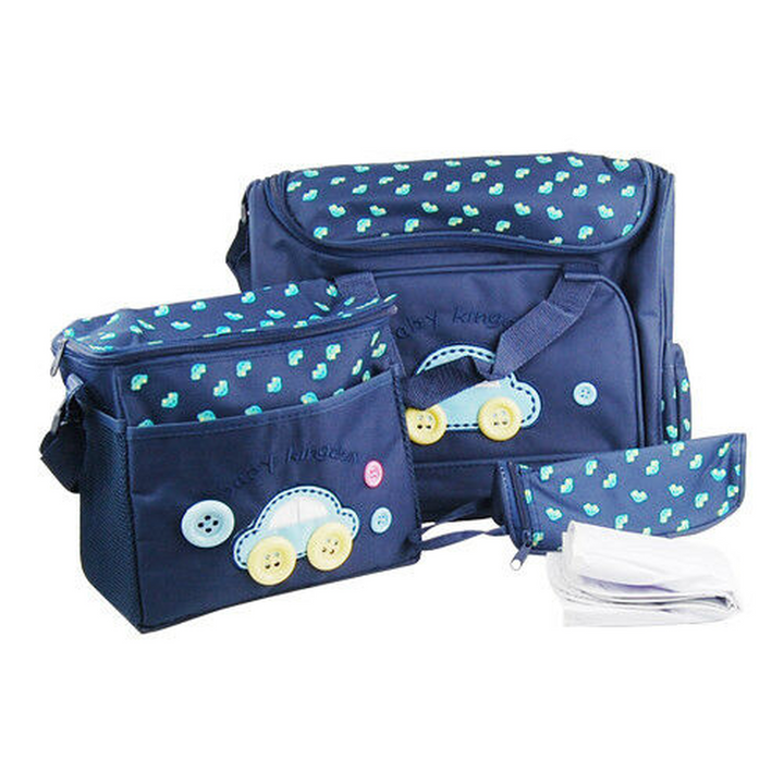 4 Piece Navy Blue Baby Bags