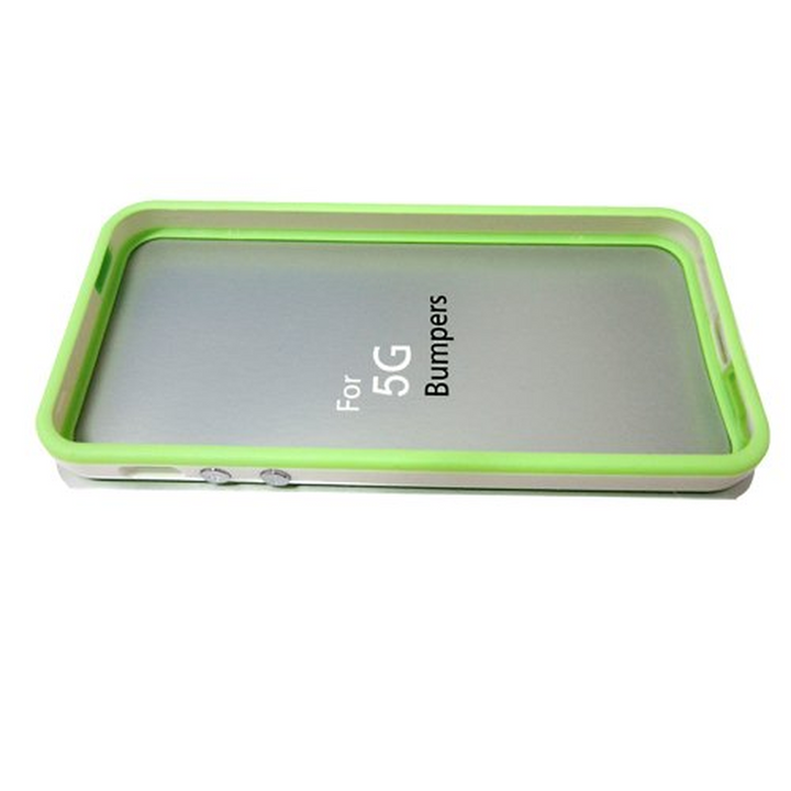 iPhone 5 Green Bumper Phone Case