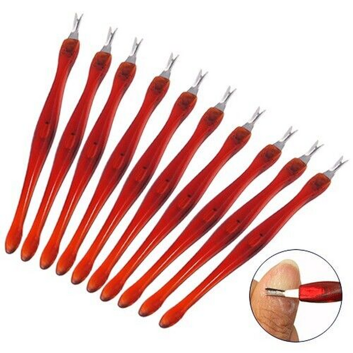 10 Cuticle Nail Pusher Cutters
