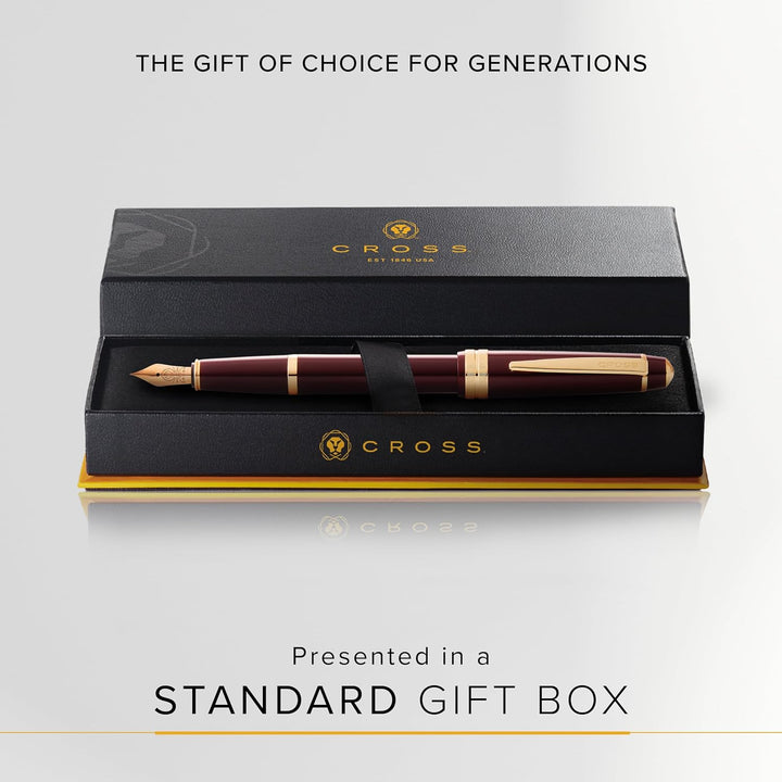 Cross Burgandy Fine Nib Fountain Pen