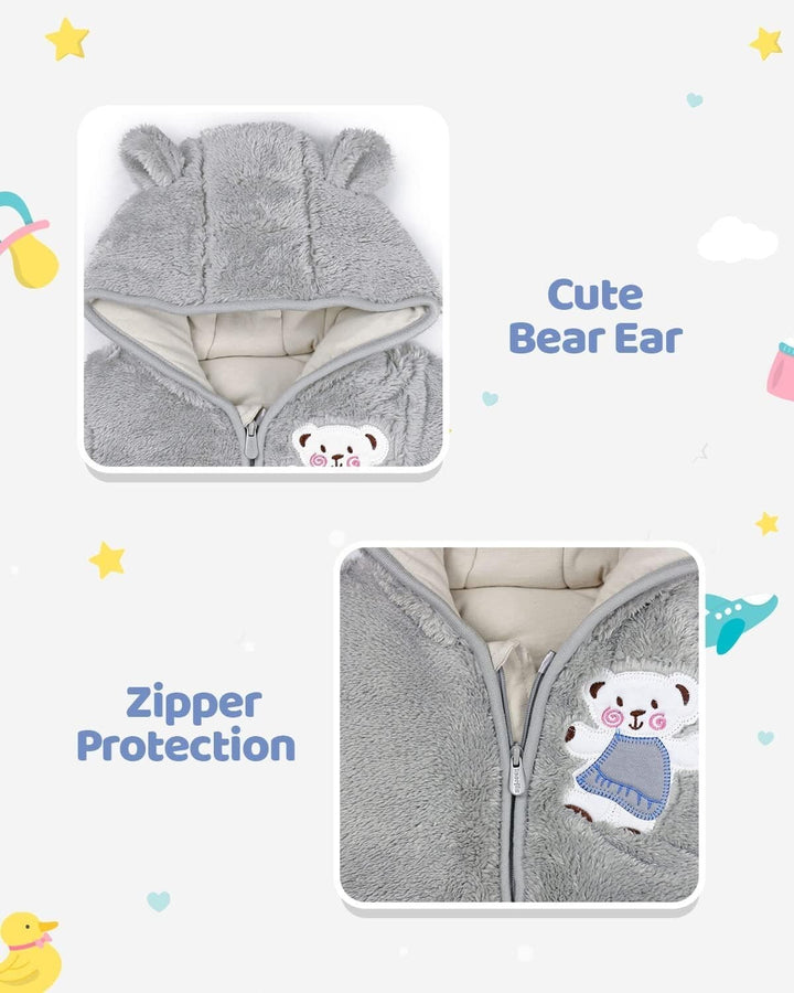 Vine Grey 3-6 Months Baby Jumpsuit