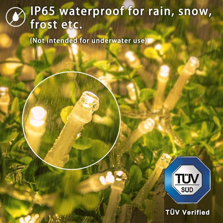 2 Waterproof 50 LED Battery Lights