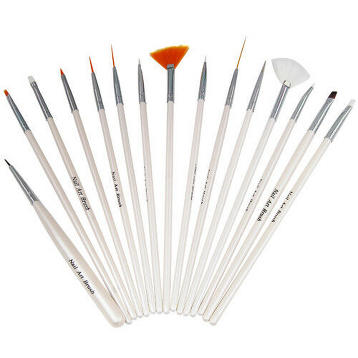 20 Piece Nail Art Tool & Brush Set