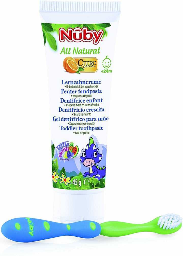 Nuby Children's Toothpaste Toothbrush Set