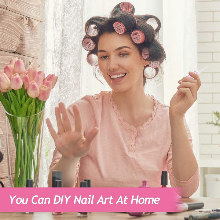 Clear French Nail Tips, Glue & Trimmer Set