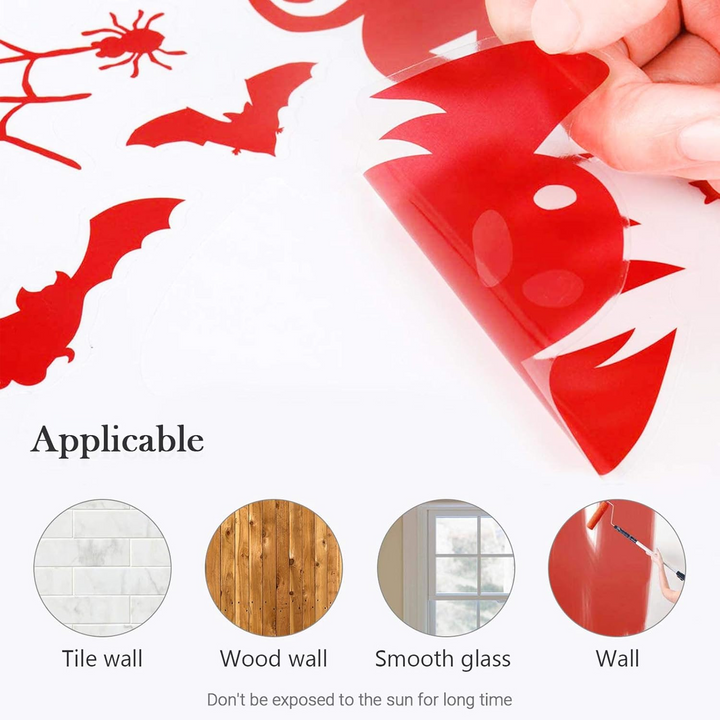 Halloween Window Sticker Sheets