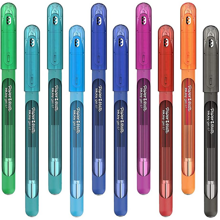 10x Mixed Paper Mate InkJoy 0.7mm Gel Pens | Seller Vision