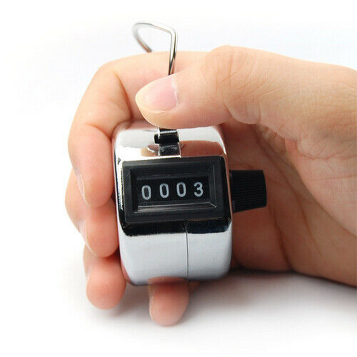 Metal 4 Digit Hand Tally Counter